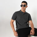 Men Cotton Blend Slim Fit Polo Solid T-shirt